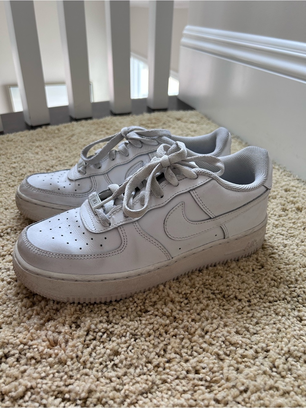 Nike Women’s White Low-Top Leather Sneakers